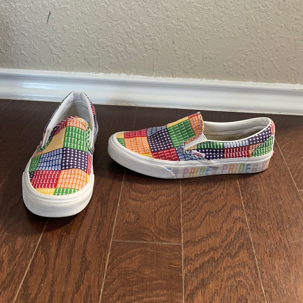 Vans Slip On Pride Theme Shoes